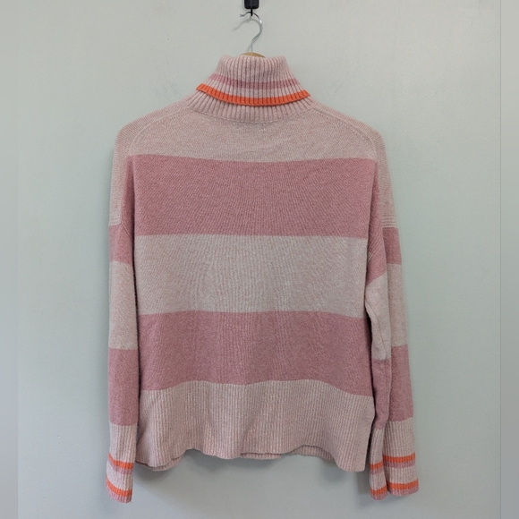 J.Crew Wide‎ Striped Alpaca Blend Turtleneck Sweater - Picture 4 of 11